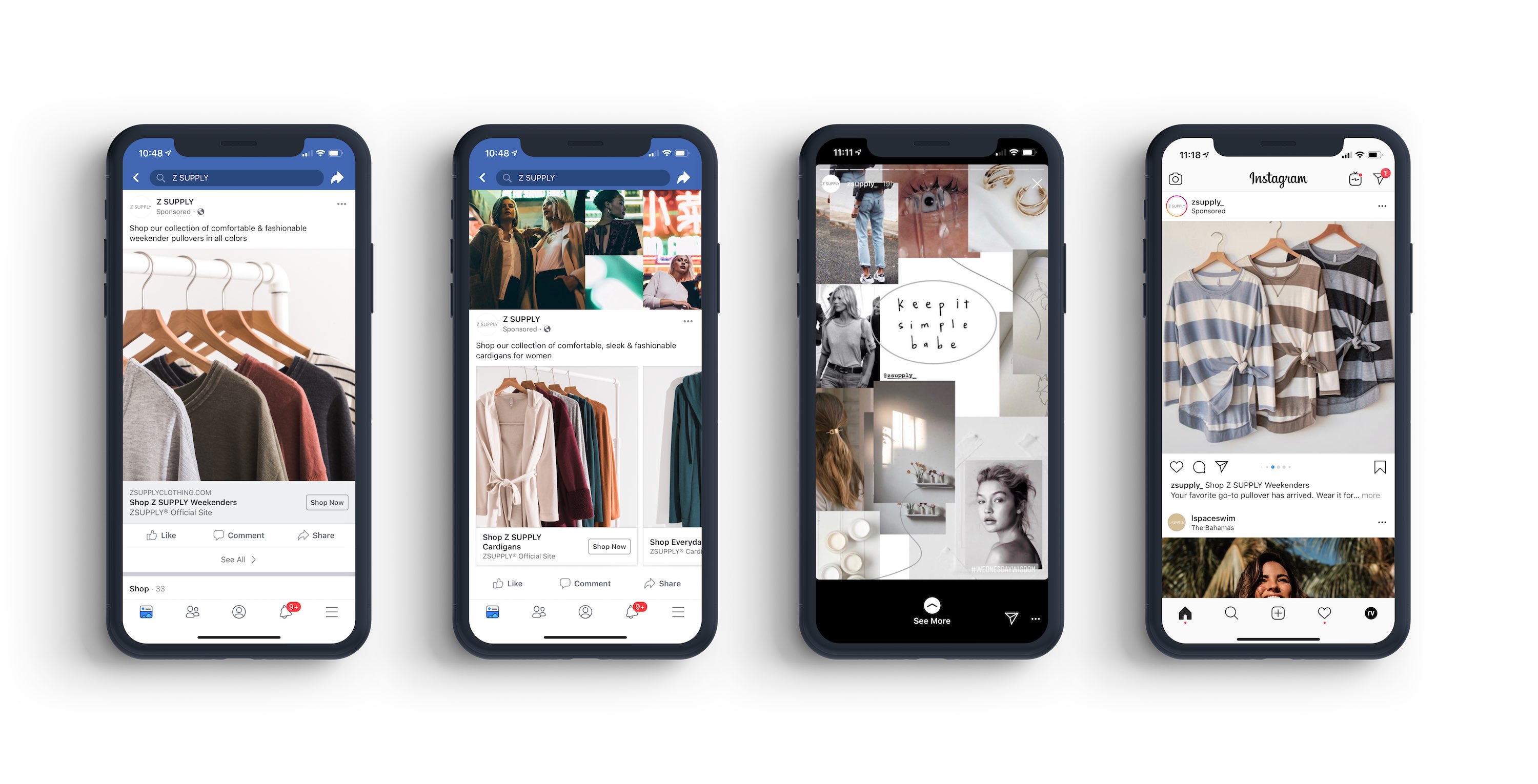 Z SUPPLY CLOTHING marketing agency of record Rareview