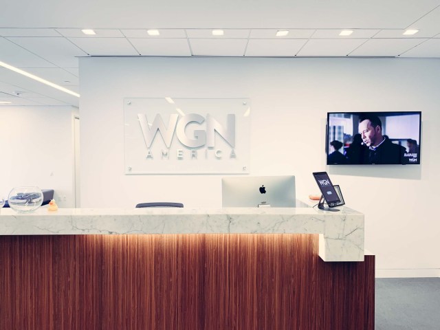 WGN America Los Angeles office lobby